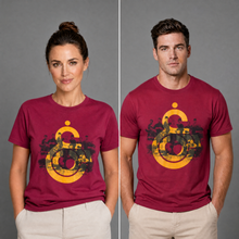 Görseli Galeri görüntüleyiciye yükleyin, Gayin Sin Ali Sami Yen Baskılı Kırmızı ve Beyaz T-shirt-Unisex
