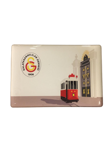 Galatasaray Lisesi Kapısı Magnet - Beyaz